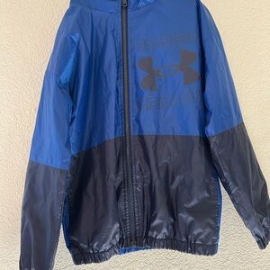 Under Armour Kids Two-Tone Blue and Black Raincoat
